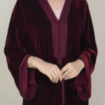Abaya Ramadan - Rouge Bordeaux