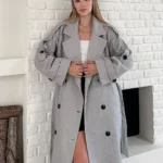 Trench Coat Cashmir - Gris