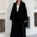 Trench Coat Cashmir - Noir