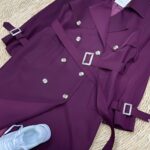 Trench Coat - Rouge Bordeaux