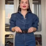 Combinaison Jeans Tendance - Bleu