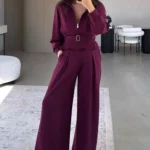 Ensemble Chérie - Rouge Bordeaux