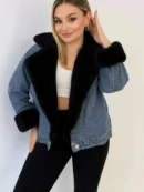 Veste Jeans Fourrure
