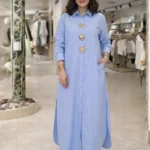 Chemise Coquillage - Bleu