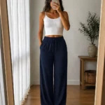 Pantalon Amal - bleu marine