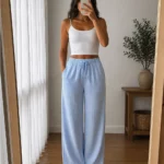 Pantalon Amal - Bleu Ciel