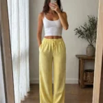 Pantalon Amal - Jaune