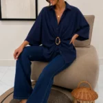 Chemise Pyramide - bleu marine