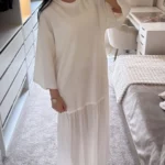 Robe Pavla Voilée - Blanc