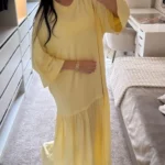 Robe Pavla Voilée - Jaune