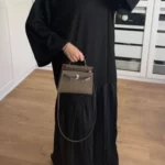 Robe Pavla Voilée - Noir